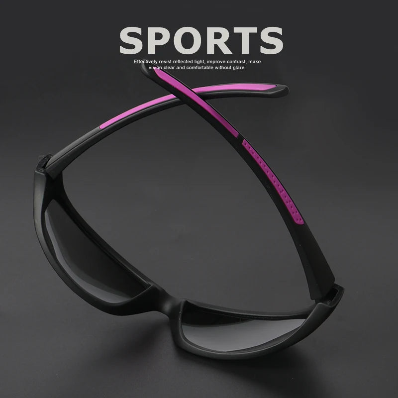 Polarized Sports Sunglasses – Anti-Glare, Non-Slip, 7 Colours