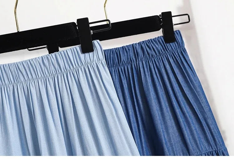 Women's Vintage A-Line Cake Skirt – High Waist Midi Skirt