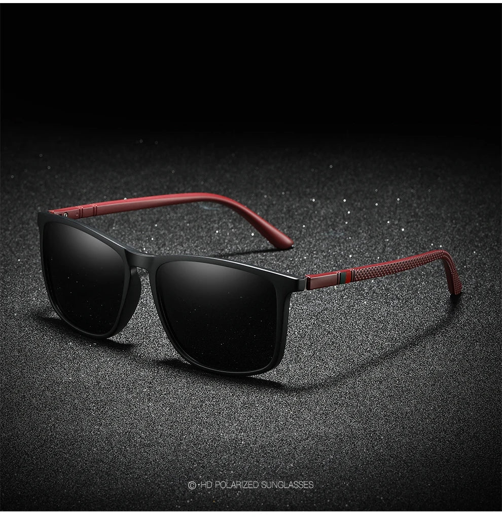 Classic Vintage Square Sunglasses Men And Women Driving Travel  Sun Glasses For Man TR90 Frame Eyewear